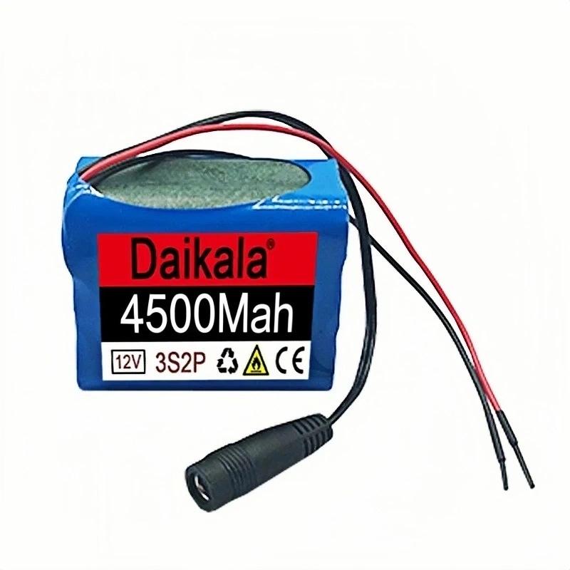 12V 4500mAh 18650 Lithium Battery Pack for Outdoor Speakers and LED Light Toys