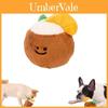 Innovative Sound-producing Pet Toy Coconut Ball Plush Material 31g Weight Enhances Mental Stimulation