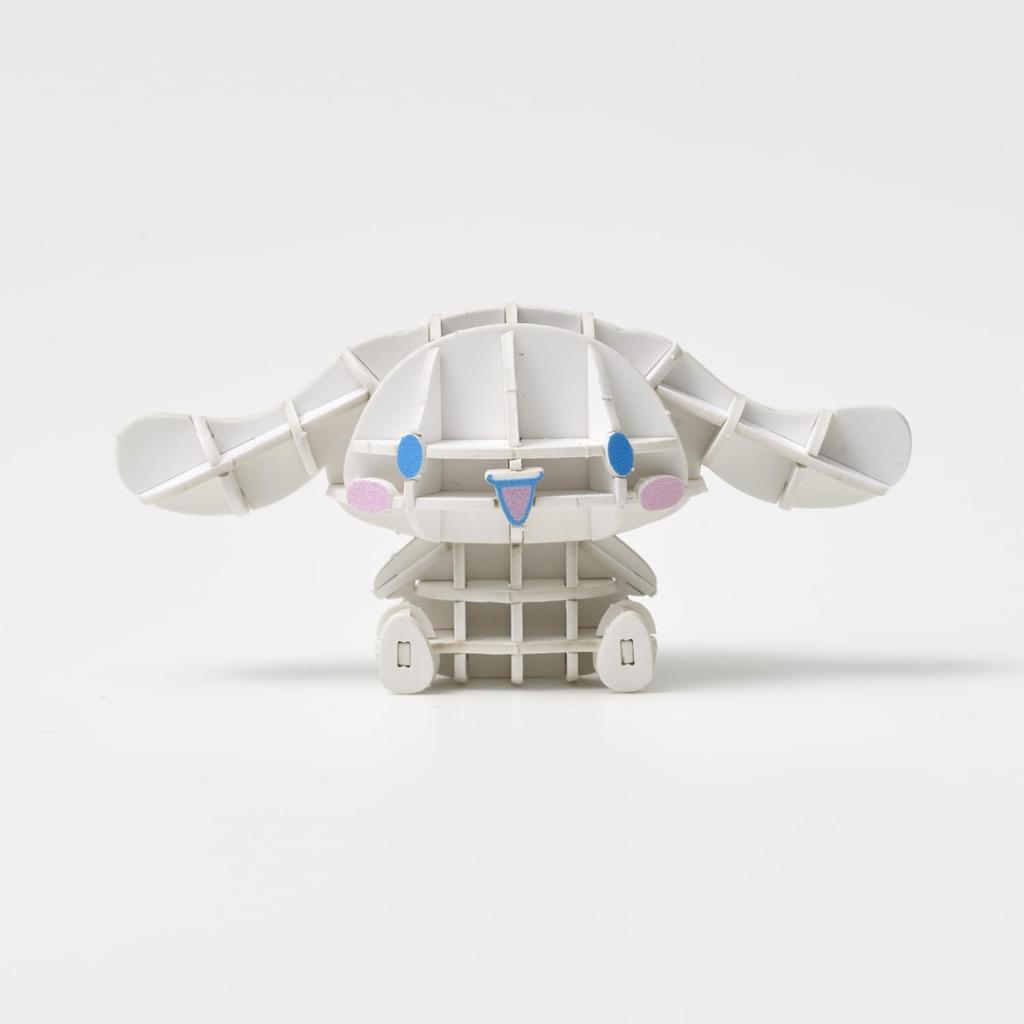 PLUS Sanrio Cinnamoroll 3D paper puzzle DIY craft kit that can be enjoyed by everyone from elementary school students to adults Educational toys for