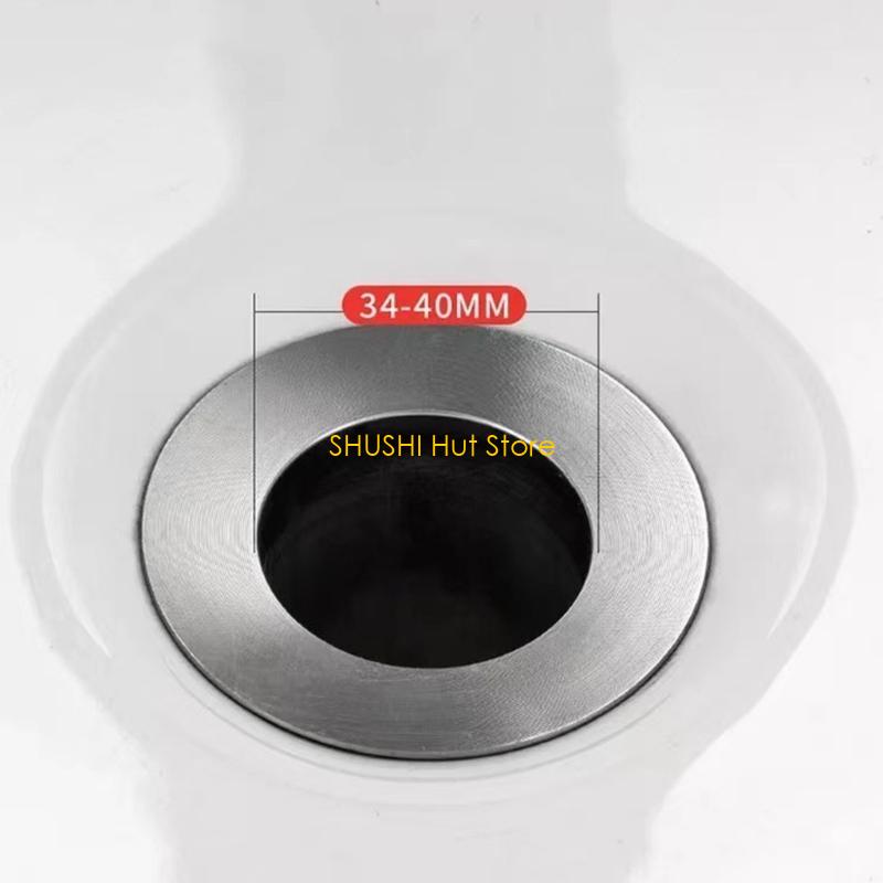 Bathtub Plug Anti-clogging Drain Filter Wash Basins Sink Drain Stopper Push-type Bounce Cores Shower Drain Hair Catcher D57B