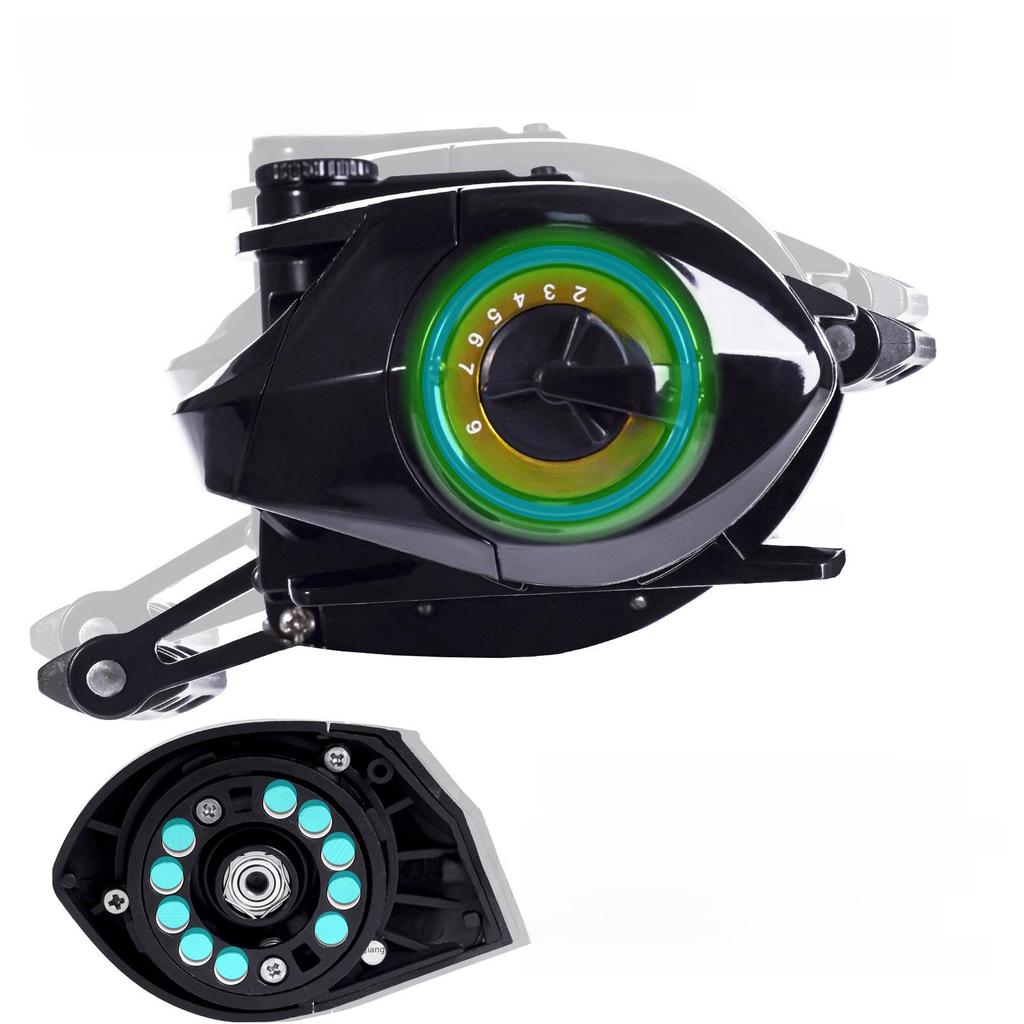 Digital Display Dual-Line Cup Sea Fishing Reel for Long-Distance Casting