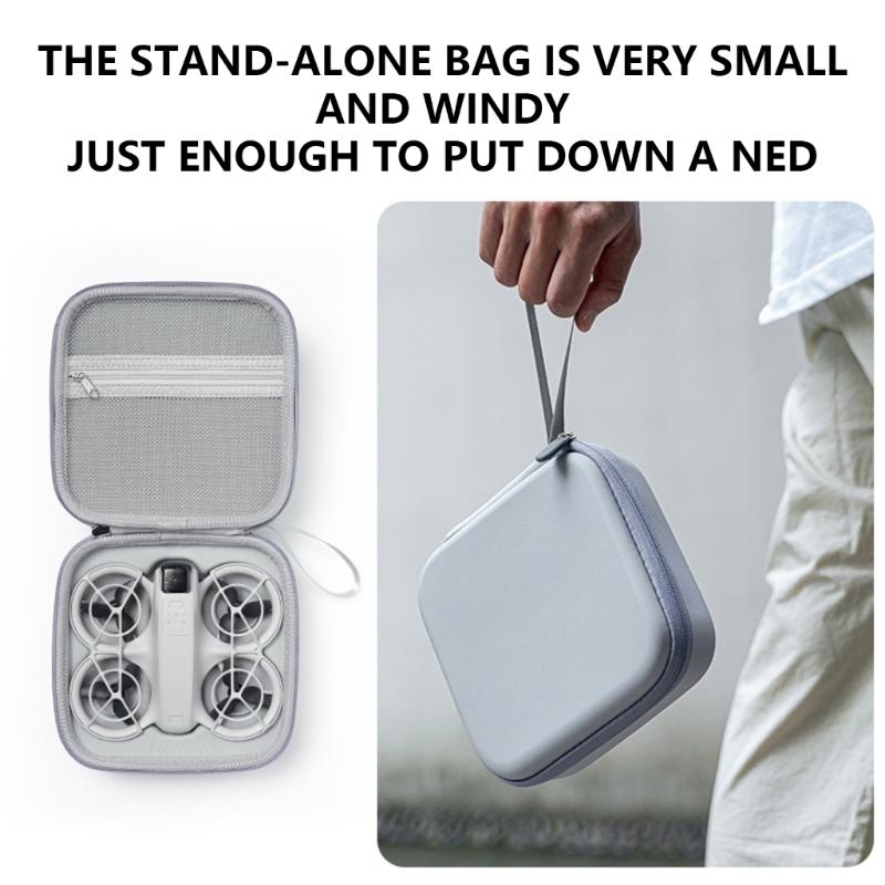 PU Travel Case for Drones Shockproof Protective Storage Organizers with Propellers and Tool Pockets