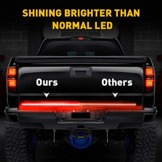 48" Tailgate Strip Truck Sequential LED Turn Signal Tail Brake Reverse Bar Light