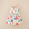 Baby Girl Summer Cotton Short Sleeve Dress Soft Breathable Thin Toddler Casual Sundress For Kids
