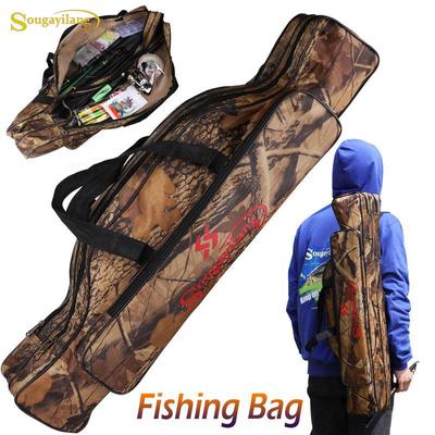 Borsa per canna da pesca 80 cm Sport all'aria aperta Pesca in mare Accessori per attrezzatura da pesca Borsa da pesca