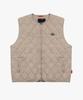 Geecoon Tiger Jk Essential Quilted Vest Gjk258-210 Beige