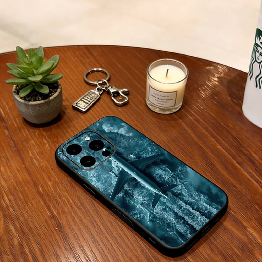 

Чохол для телефону Літак Силіконовий М який Для IPhone 17 16 15 14 13 12 11 X XR Plus Pro Max Plus iPhone16Plus
