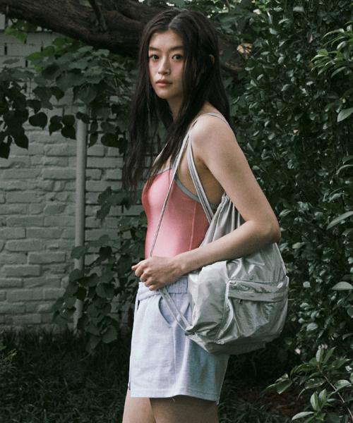 Lingseoul String Backpack-Silver
