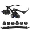 10x 15x 20x 25x Head Loupe Magnifier Watch Repair LED Light Magnifying Glass (9892G)