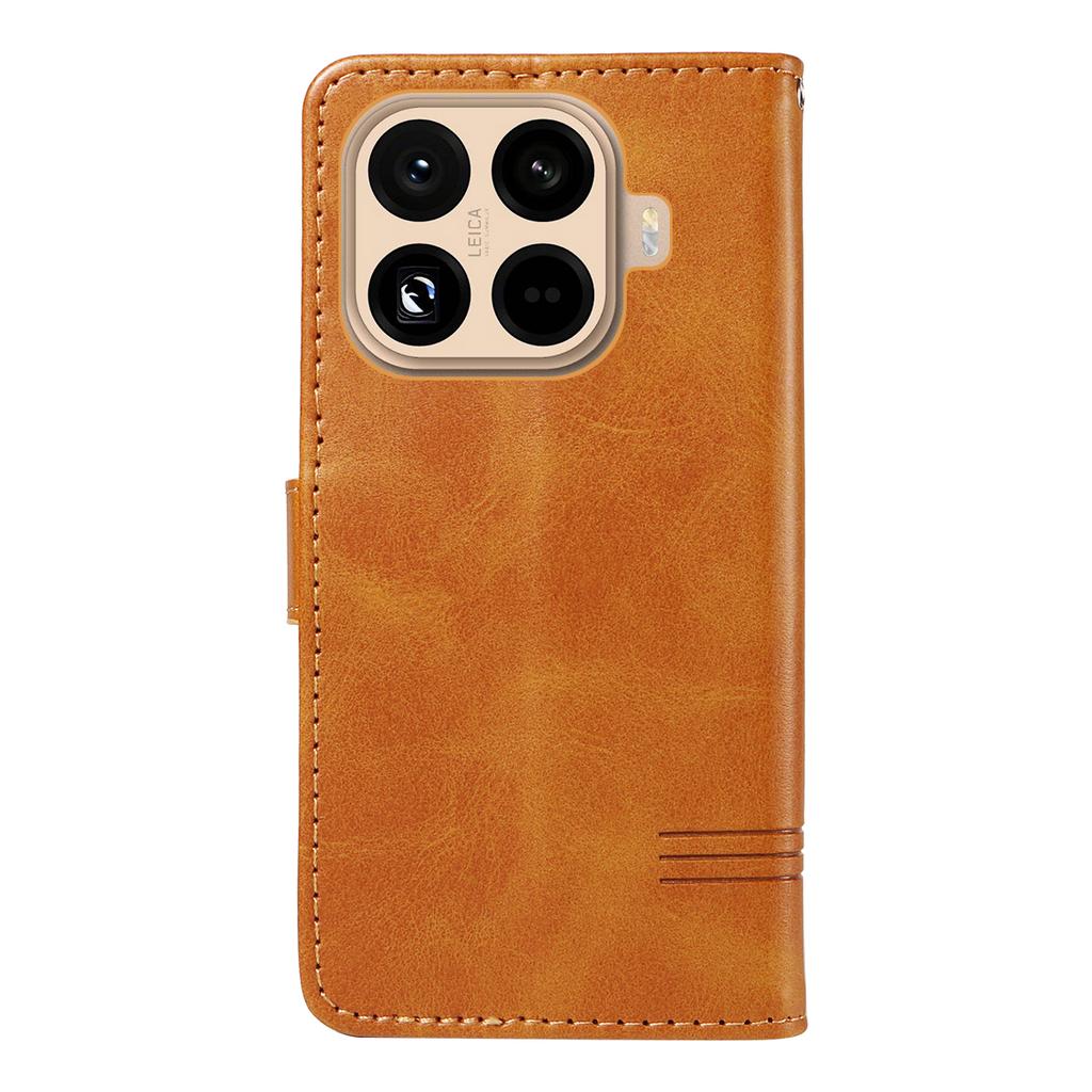 For Xiaomi 15T Pro Wallet Case T-Shape Lines Leather Phone Cover Stand