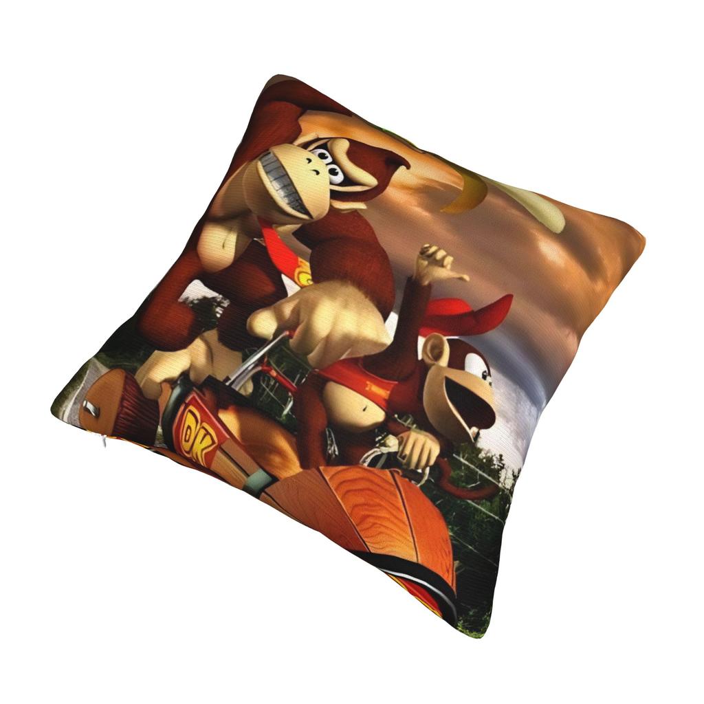 Decorative Pillowcases Donkey Kongs Bananza Games Merch Home  Throw Pillow Case Cover Drop Shipping Multiple Sizes