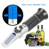Handheld Refractometer: 0-40% Brix, 0-25% Alcohol for Fruit Wine Concentration Detection