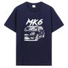 T-shirt Unisex Auto MK6 Top Casual in Cotone T-shirt Moda Fitness T-shirt Estiva Oversize Unisex Streetwear T-shirt Unisex s Abbigliamento