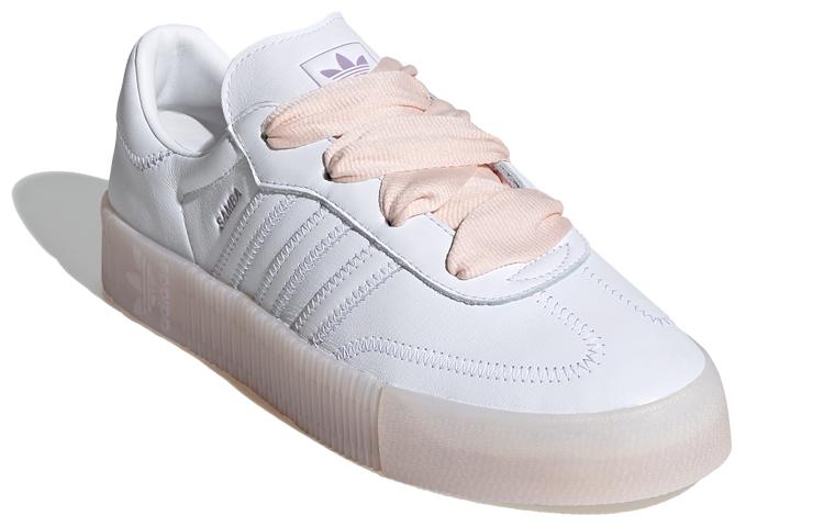 Sambarose Wmns Adidas Originals 'White Halo Pink' Women's FY3030