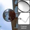 Convex Anti Theft Mirror Lightweight Design For Installation Traffic Mirror Prevent Accidents Injuries Theft Large Mirror