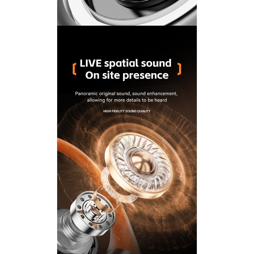 Wireless Bluetooth Headset Rotating Ball Ear Hanging Type High Sound Quality Low Delay Long Battery Life