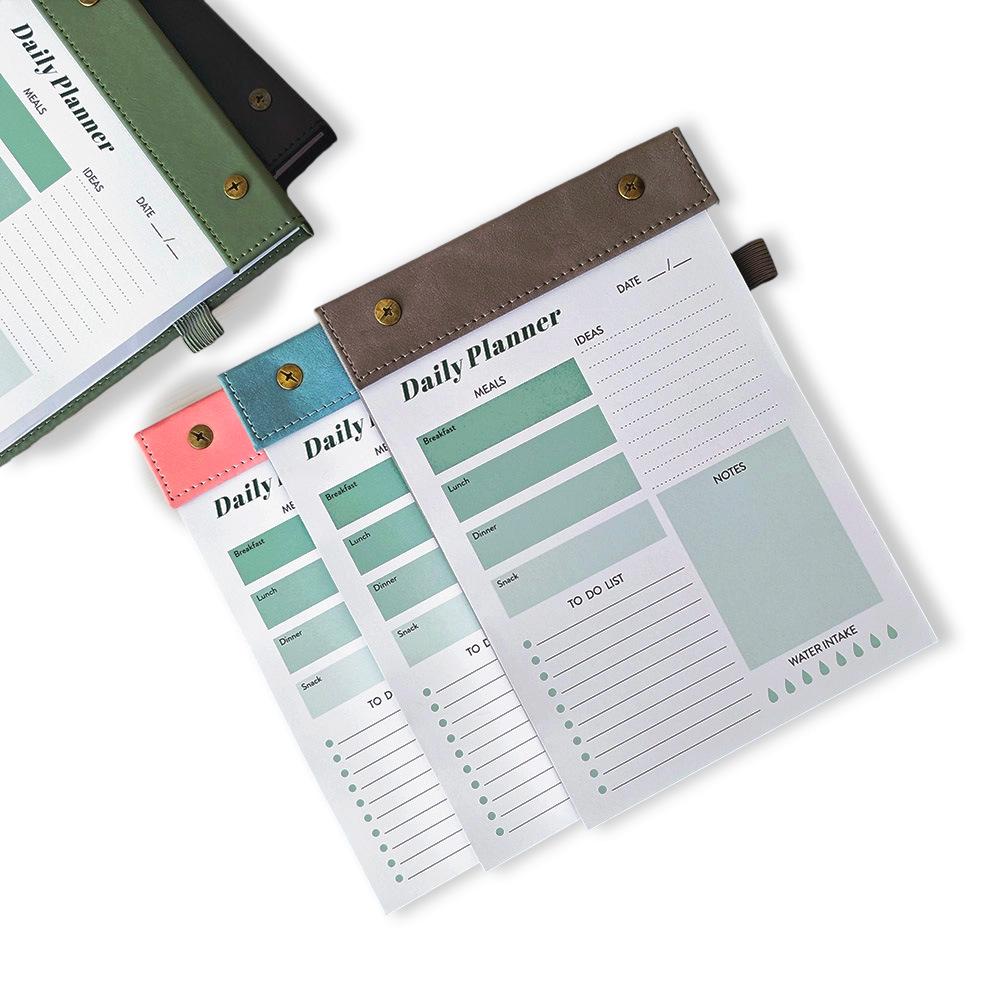 A5 Tearable Study Plan Sticky Notes & Daily Check-In Planner Notebook Pages