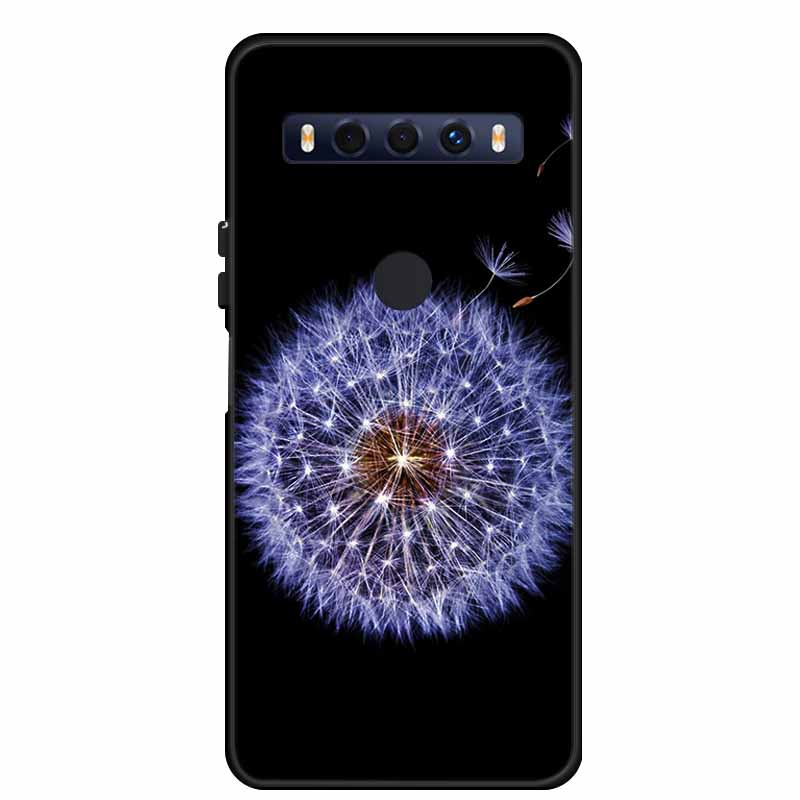 For TCL 10 SE Case 10SE Coque Black TPU Silicone Soft Back Cover Cases For TCL 10 SE Phone Case 6.52" Funda Bag Protective Shell