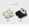 Women's Fleece-Lined Clogs: New 2023 Style, Removable Liner, Thick Sole, Height-Boosting, Office & Outdoor Winter Slippers.