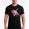 Colorful Caracal Cat Tshirt Summer Casual Cotton Tee Oversized Streetwear Tops Vintage Graphic Print Loose Fit Short Sleeve