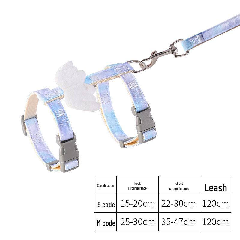 Anti-Escape Dog & Cat Leash with Cute Puppy Harness
