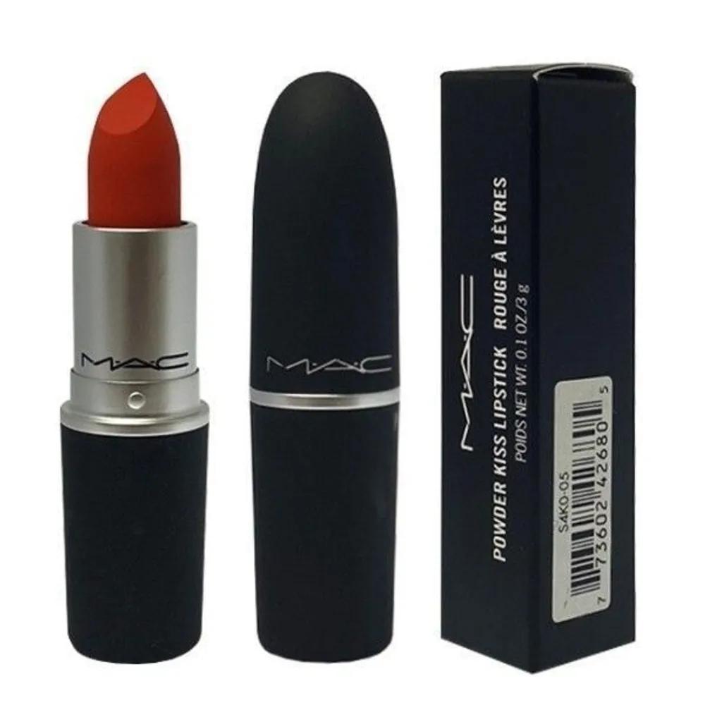 MAC Powder Kiss Lipstick 3g Mull It Over, Mandarin O, A Little Tamed, Devote to the Chili Devoted to Chili
