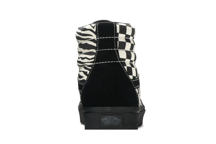 Men's Sneakers Vans Sk8-Hi ComfyCush 'Mixed Media - Black Checker'