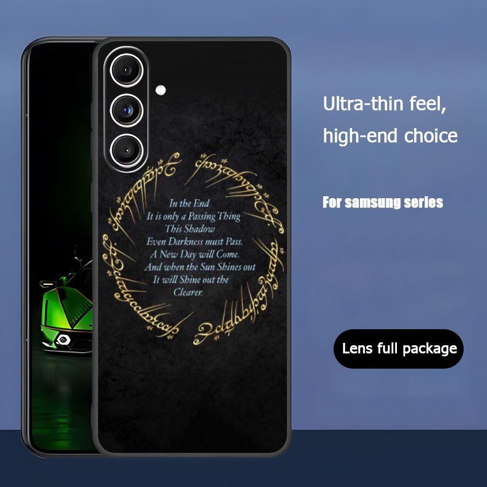 

Крутой чехол для телефона The Lord R-Rings Movie для Samsung Galaxy S25 S24 S23 S22 S21 S20 Plus Ultra Note20 Мягкий Черный Galaxy S22 5G