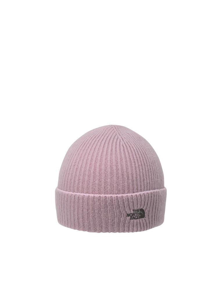 The North Face Baby Small Logo Beanie In Dusty Mauve (BF)