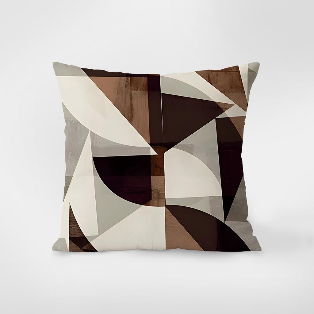 Simple Art Pattern Decorative Pillowcase Bedroom Living Room Square Cushion Pillowcase