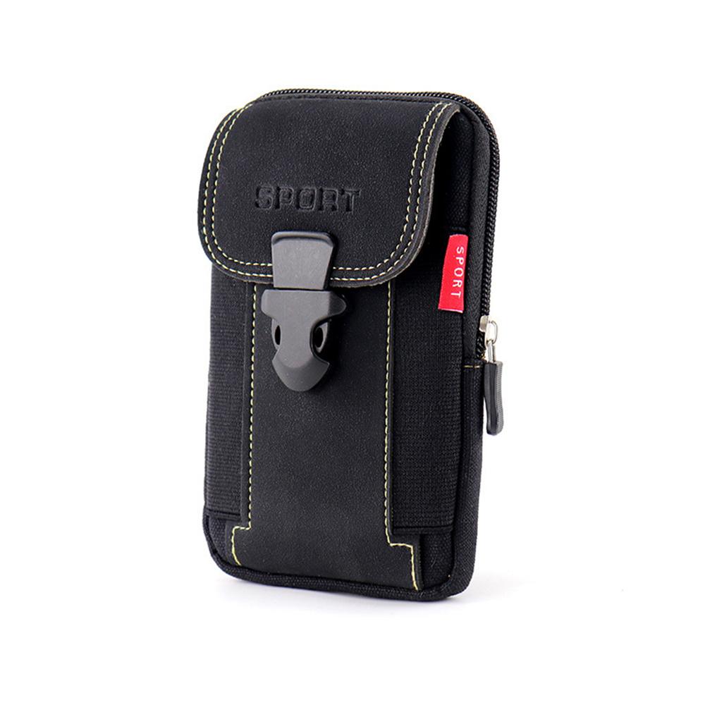 

Поясная сумка для мужчин Fanny Pack, двухслойная сумка для телефона, сумка для путешествий на открытом воздухе, сумка на молнии, тактическая сумка