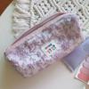 176 Flower Design Women Toiletry Organizer for Traveling Portable Canvas Makeup Bag