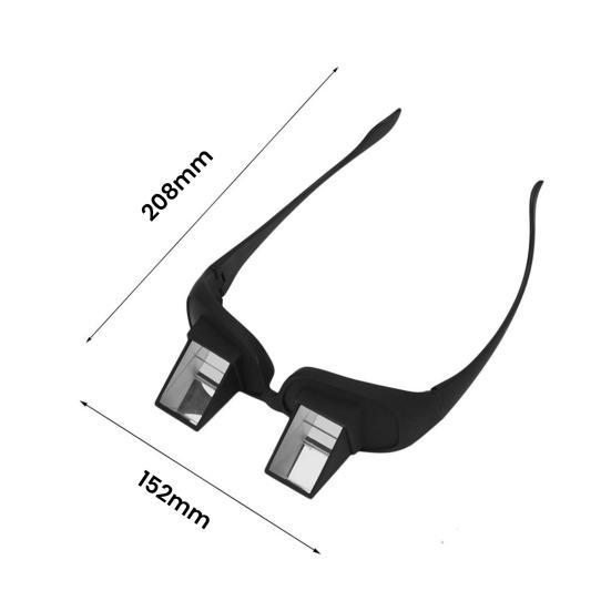 Lazy Glasses Horizontal Lie Down Bed Watch TV Reading Periscope Prism Spectacles