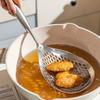 Stainless Steel Colander Skimmer Large Size Durable Kitchen Strainer Heat-Resistant Easy Draining Food Strainer Spoon