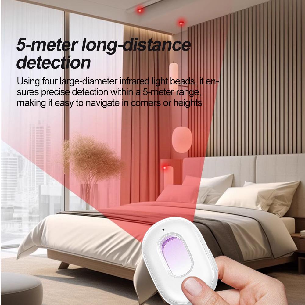 Wireless Anti Camera Detector Security Alarm Detector Sound Protection Sensor for Door Window Camera Anti-theft Alarm Finder
