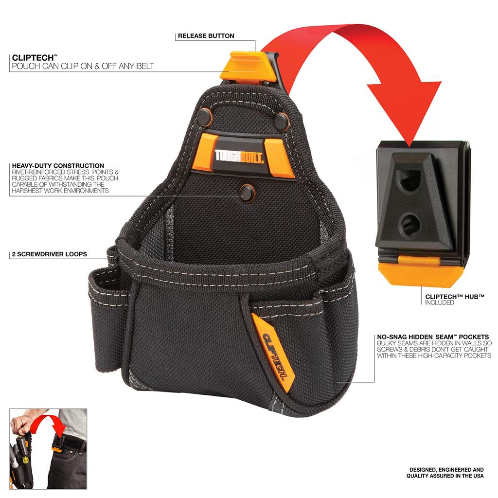 ToughBuilt CT-25 Tape Measure/Multi-Purpose Pouch