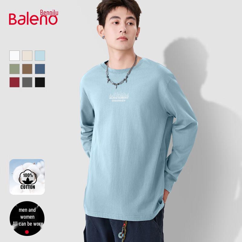Baleno Men s Pure Cotton Long-Sleeve T-Shirt XL
