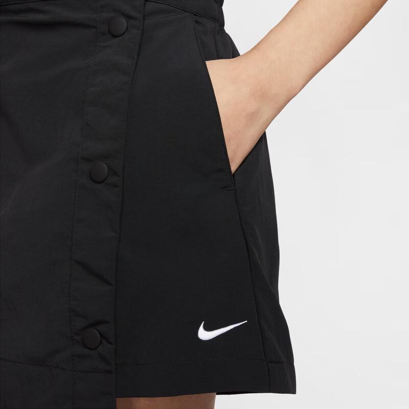Nike Sportswear Essential Comfortable Woven Skirt Pants Fashion Casual Skirt Women Skirts Black HM6980010