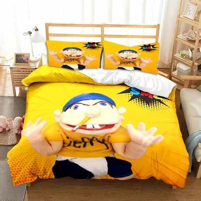 3D Druck SML Cartoon Jeffy Bettwäsche Set Doppel Twin King Bettbezug Bettdecke Kissenbezug Jungen Mädchen Erwachsene Schlafzimmer