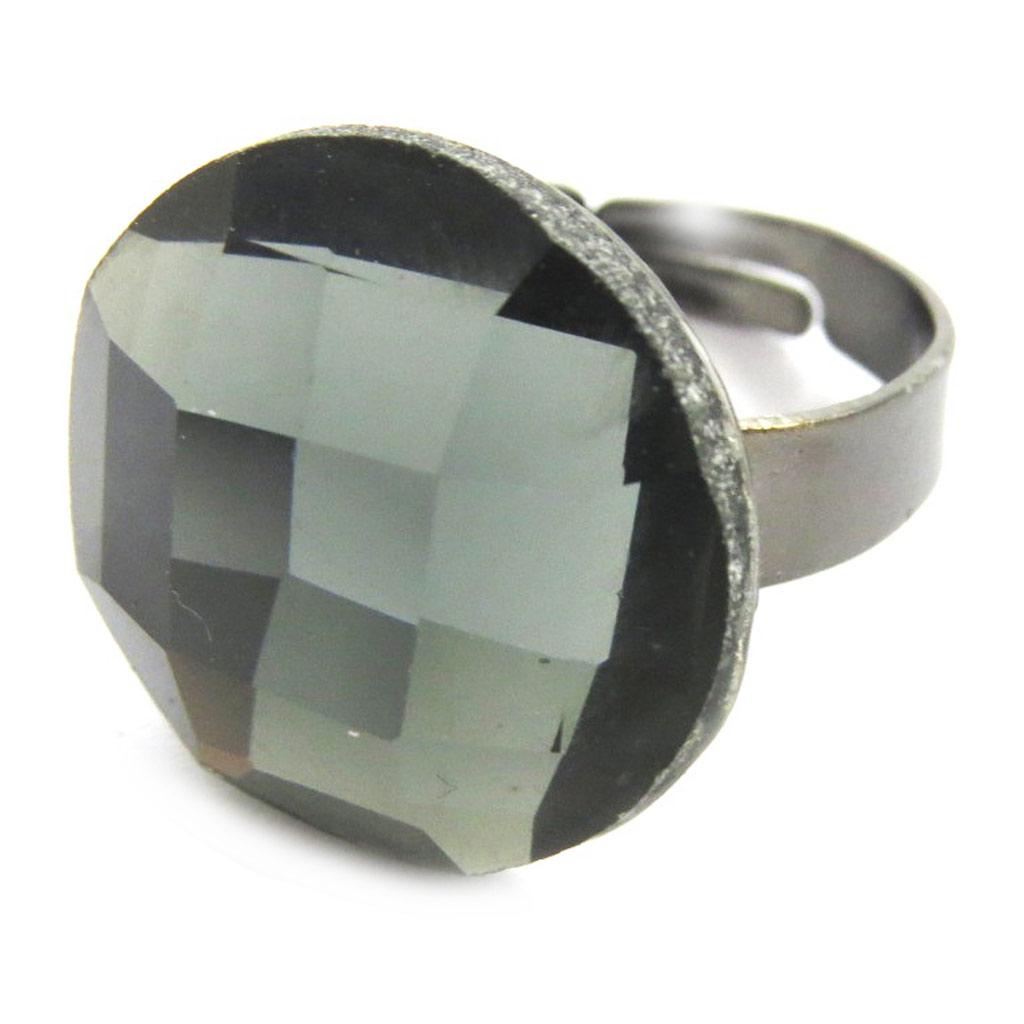 Les Trésors De Lily [N3076] - Gray 'Sissi' Designer Ring