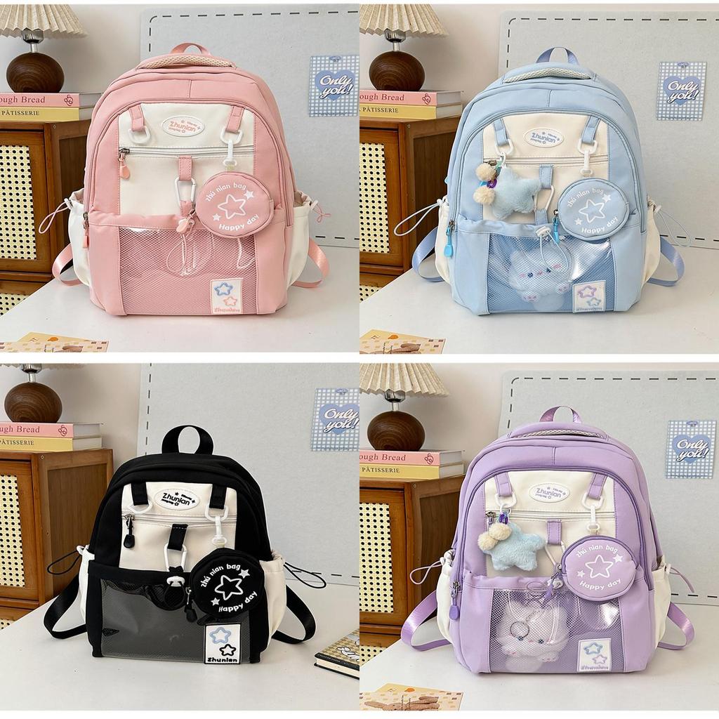 Girl School Backpack With Nylon Material And Design For Teen Students