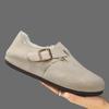 2025 Winter Cotton Warm Closed-Toe Birken Cork Slippers for Men & Women
