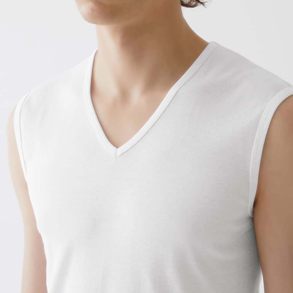 Gunze Sleeveless Cotton YG YN0018 V-Neck 100%