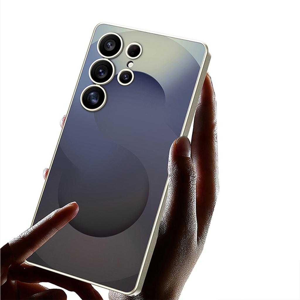 TPU Soft Edge Skin Feel Plastic Anti Fall Phone Case for Samsung S25 Ultra for Galaxy S25 Ultra Protective Back Cover