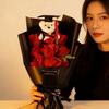 Bear Animal Bear Graduation Bouquet Lovely Bow Tie Bear Plush Bouquet Decoration  Birthday Party