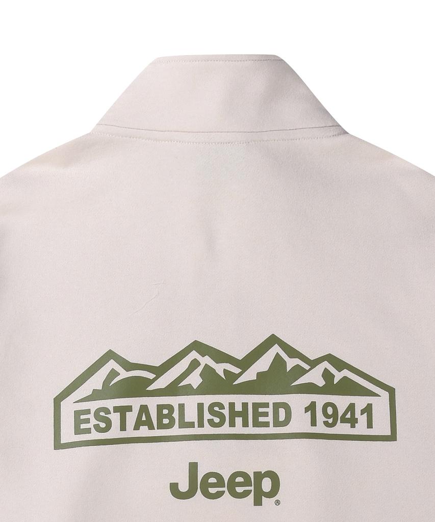 JEEP [360G] M-Logo Half-Zip Sweatshirt (Jr5Tsu838Bt)