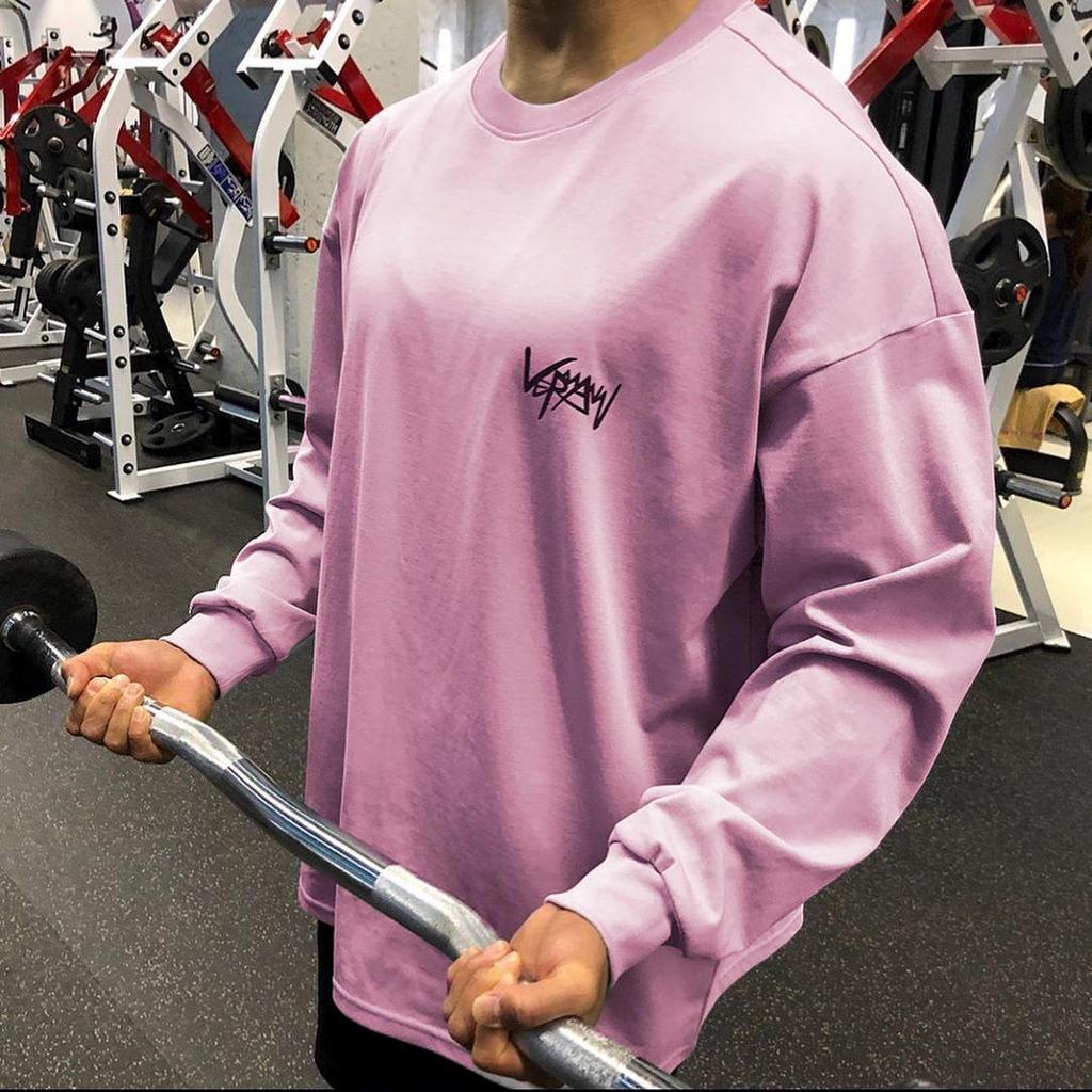 Muscle Tide Pánská lehká fitness mikina s dlouhým rukávem