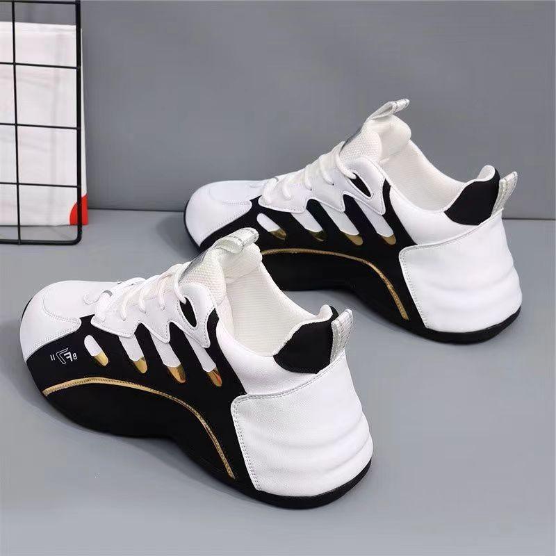 Fashion Men's Shoes 2024 Summer New Sneakers for Men Lightweight Soft Unisex Leather Comfort Platform Vulcanized Shoes Zapatillas Hombre