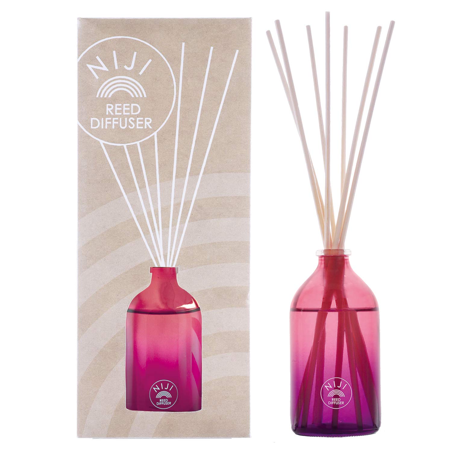 NIJI slow sunset reed diffuser 100ml розовый