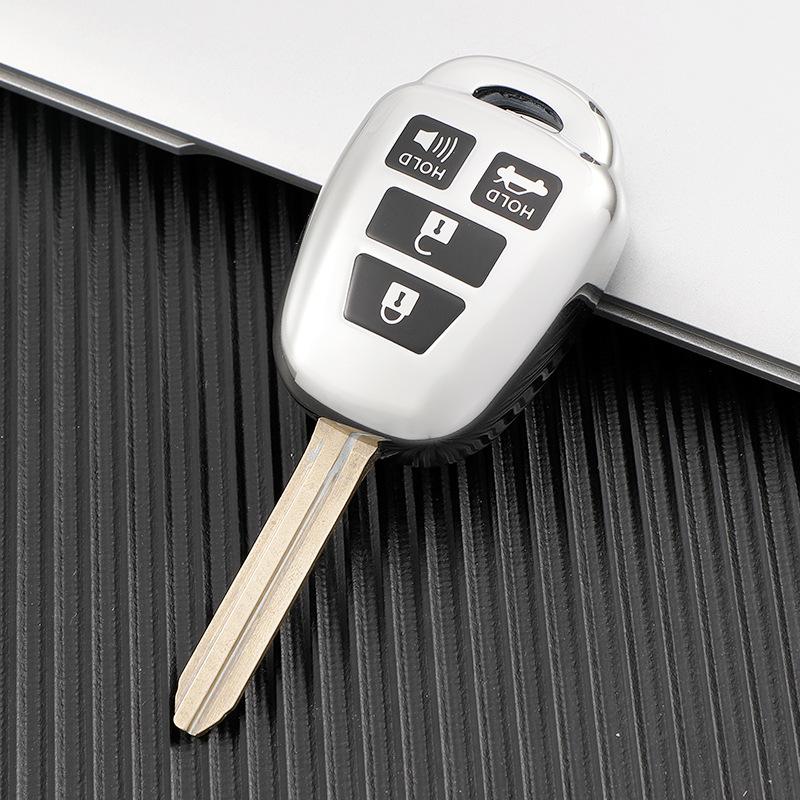 4 Buttons TPU Car Remote Key Case Cover For Toyota Camry Prius 2012 2013 2014 2015 2016 2017 Corolla RAV4 Shell Accessories